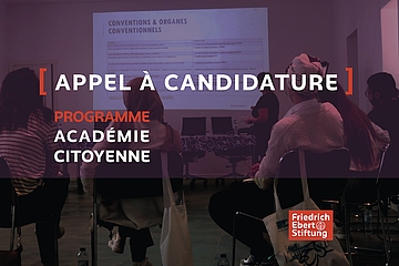APPEL À CANDIDATURE PROGRAMME ACADÉMIE CITOYENNE